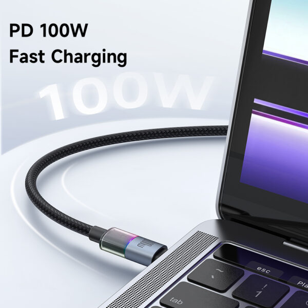 USB-C zu USB-C RGB Kabel mit 100W & E-Marker Chip – Modell CA-8200 von Mcdodo – Bild 5