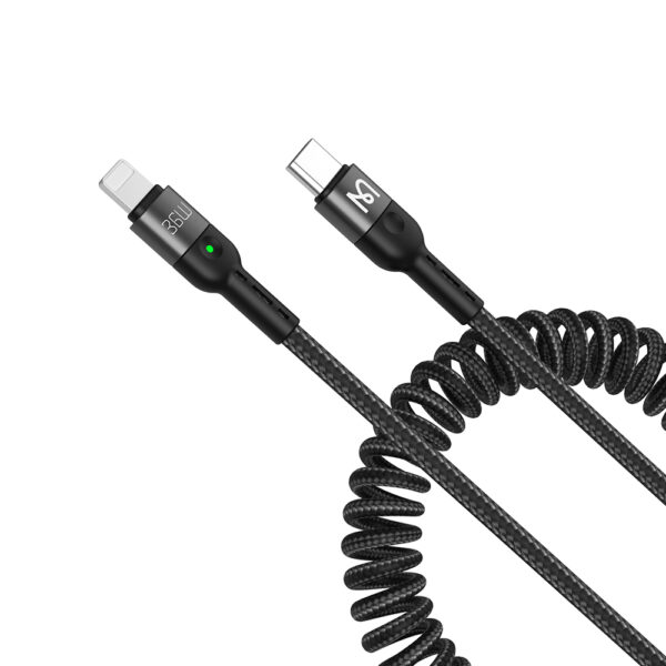 Spiralkabel USB-C auf Lightning 1,8 m - Mcdodo CA-1960 – Bild 3
