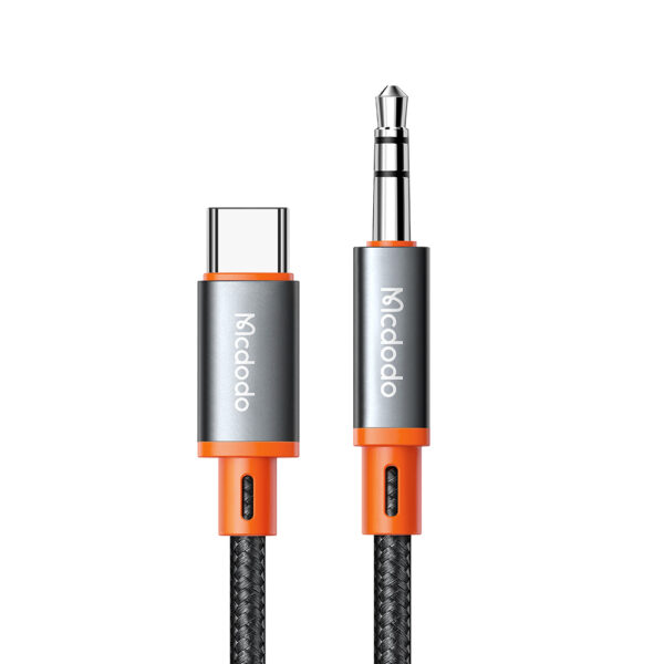 USB-C to 3.5mm Audio Coiled Cable 1.8m – Mcdodo CA-0900 – Bild 2