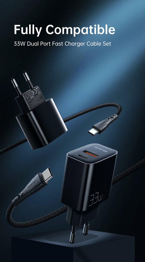 33W Schnellladegerät mit Dual-Port – Mcdodo CH-0921 (EU-Stecker) – Bild 9