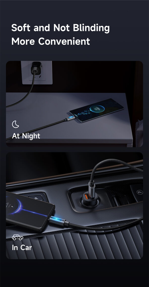 USB-A auf USB-C Ladekabel mit Atmungslicht – Mcdodo CA-5180 – Bild 13
