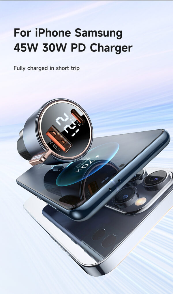 75W Digital Display Car Charger – Mcdodo CC-3690 – Bild 14