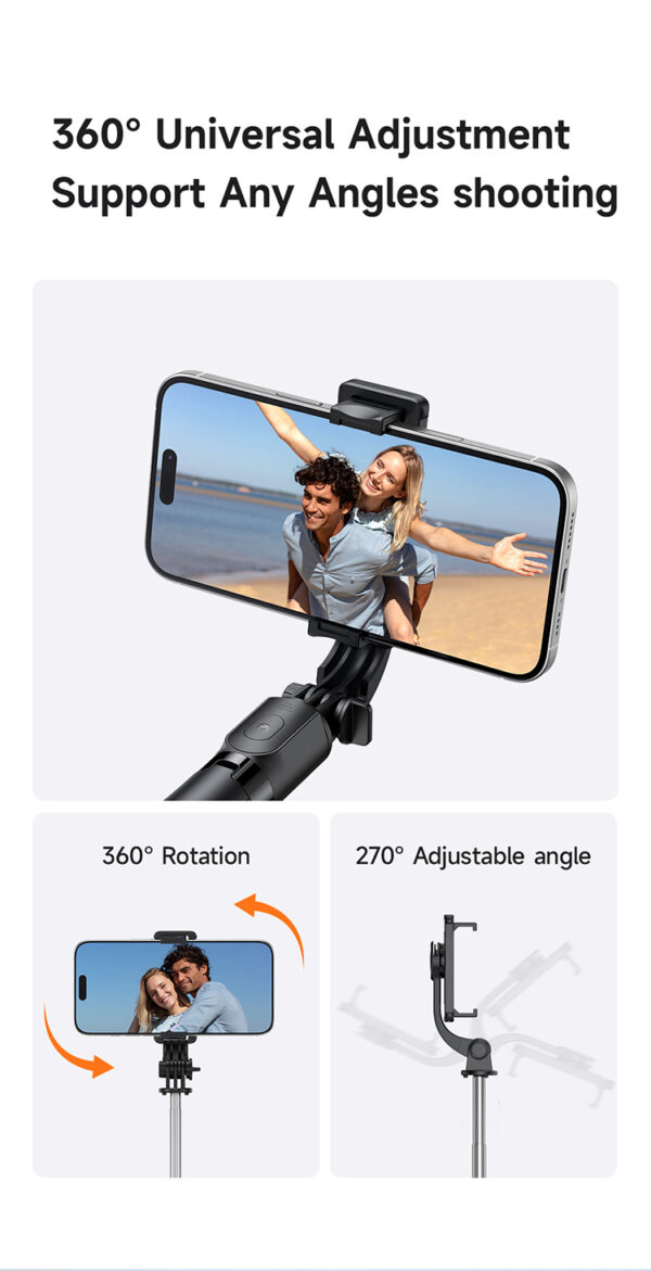 Bluetooth Selfie Stick Tripod – Mcdodo SS-7240 – Bild 13