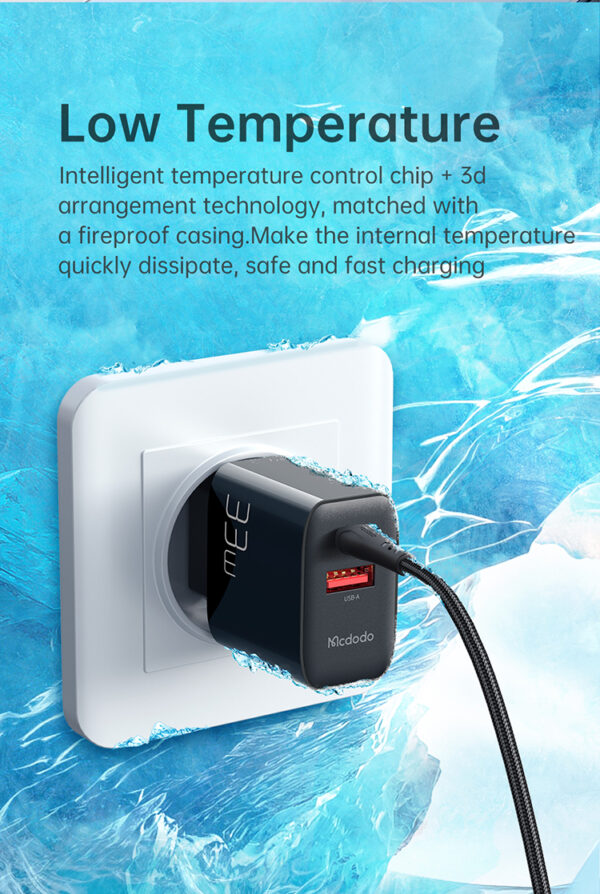 33W Schnellladegerät mit Dual-Port – Mcdodo CH-0921 (EU-Stecker) – Bild 11