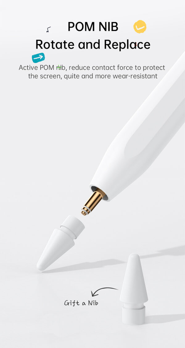 Digitaler Stylus-Stift mit Displayanzeige – für iPad – mit magnetischem Ladekabel – Mcdodo PN-8922 – Bild 7