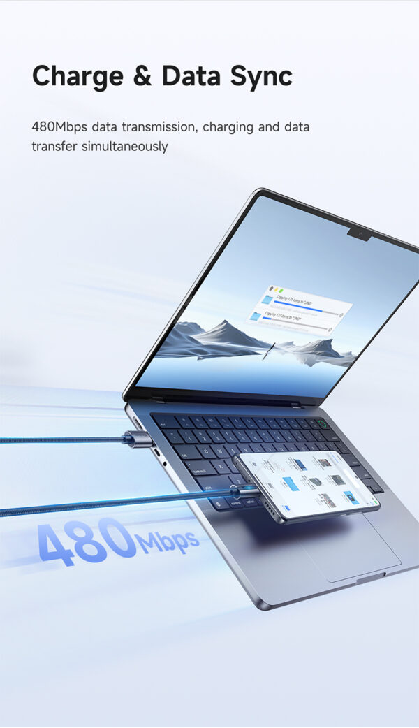 USB-A auf USB-C Ladekabel mit Atmungslicht – Mcdodo CA-5180 – Bild 10