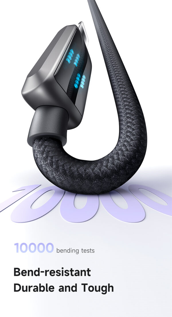 USB-A-zu-Lightning-Kabel mit Eisblauem Licht, 3A Schnellladung, 1,2 m Länge – Mcdodo CA-5250 – Bild 13