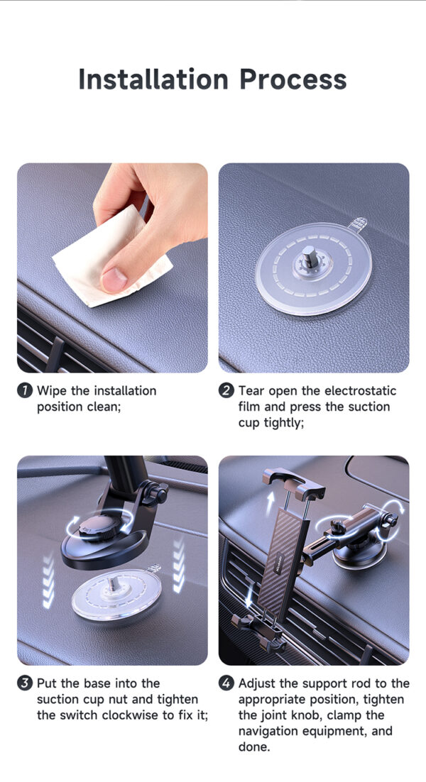 Car Dashboard & Windshield Tablet Holder – Mcdodo CM-4310 – Bild 15