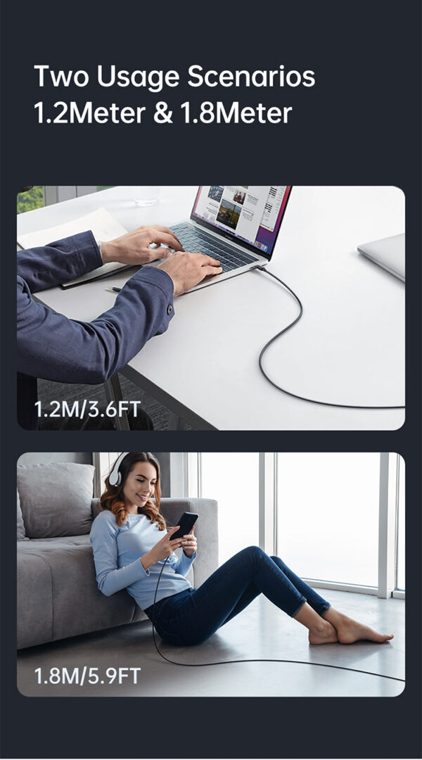 90° USB-C to Lightning Fast Charging Cable 1.2M – Mcdodo CA-3390 – Bild 17