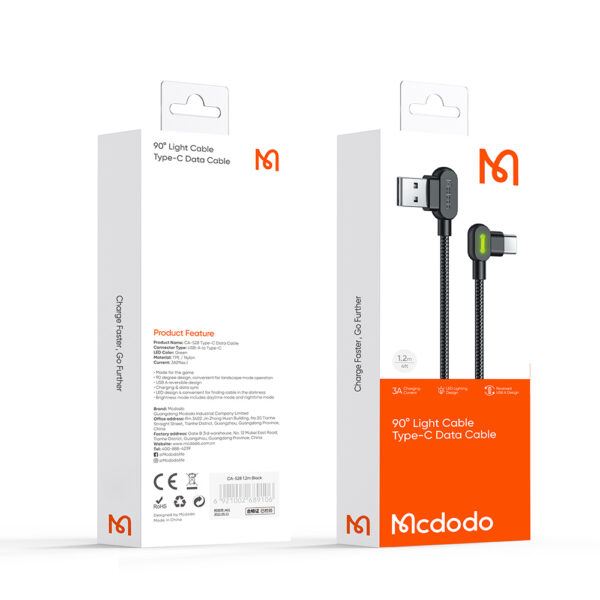 USB-A auf Type-C 90° Schnellladekabel 1,8 m – Mcdodo CA-5282 – Bild 16