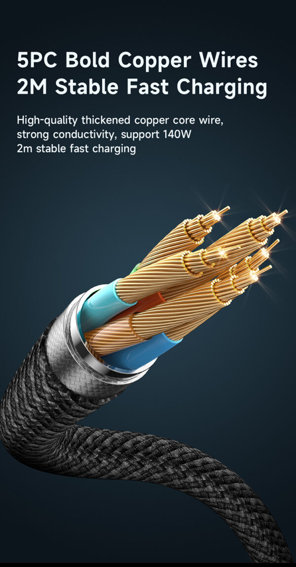 USB-C to Magsafe 3 Magnetic Charging Cable 140W , 2m - Mcdodo CA-1470 – Bild 11