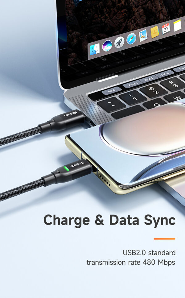 USB-C to USB-C Cable – 1.2m 100W - Mcdodo CA-2730 – Bild 8