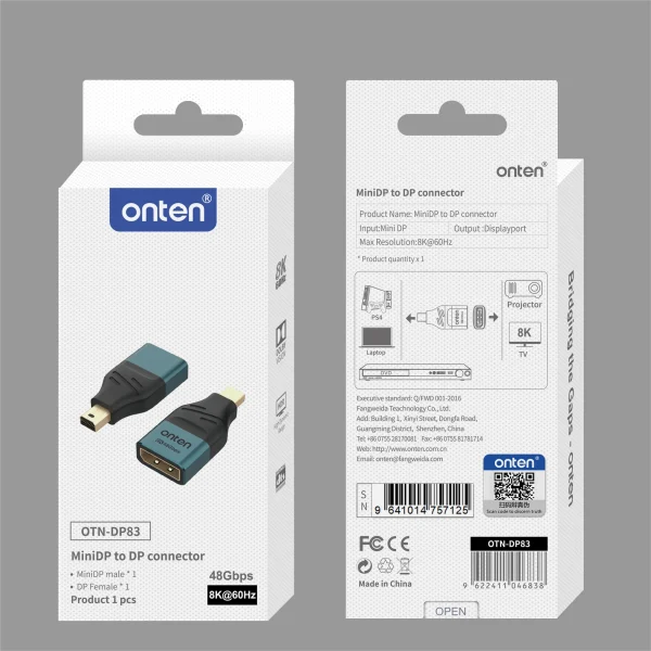 Mini DisplayPort to DisplayPort Adapter – Onten OTN-DP83 – Bild 2