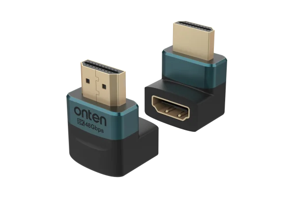 90° HDMI Male to Female Adapter – Onten OTN-HD811