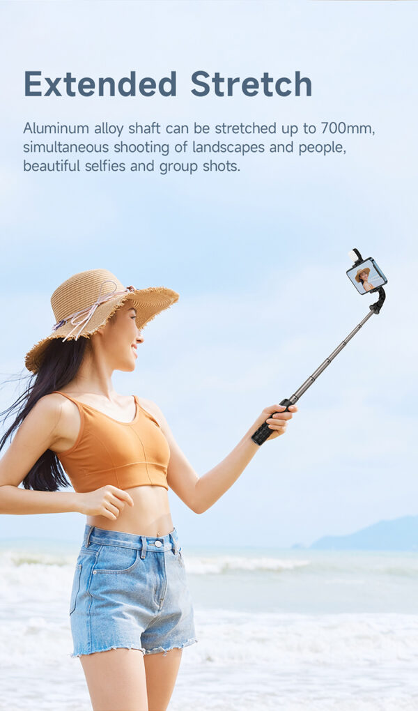 Bluetooth Selfie Stick mit Fülllicht – Mcdodo SS-1781 – Bild 13