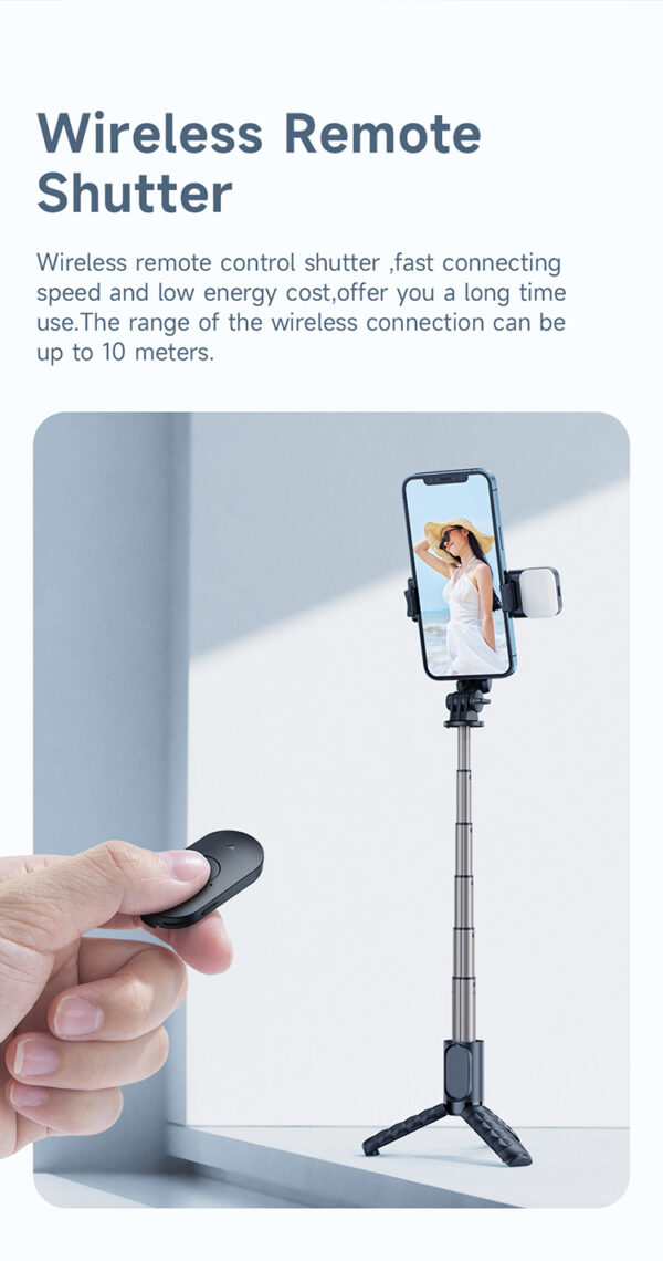 Bluetooth Selfie Stick mit Fülllicht – Mcdodo SS-1781 – Bild 15
