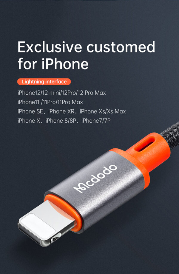 Audio Cable Lightning to 3.5mm 1.2m – Mcdodo CA-0780 – Bild 15