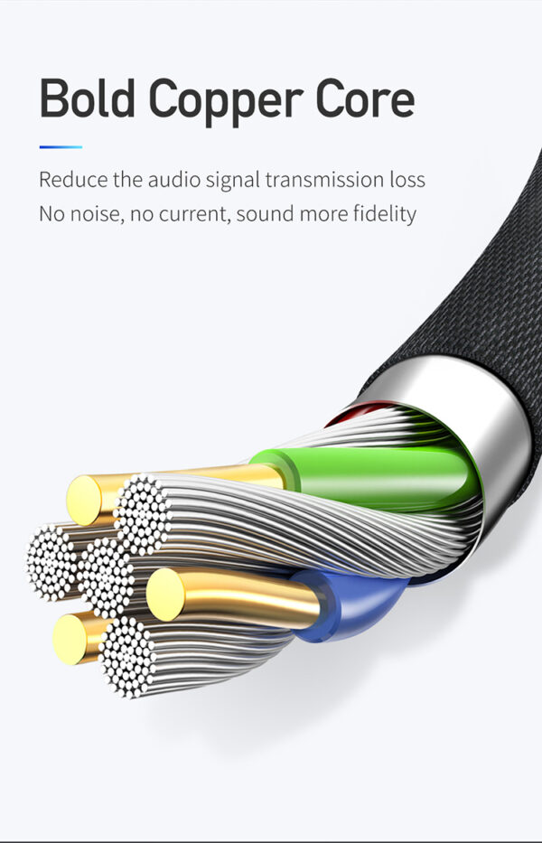 3.5mm Male-to-Male AUX Audio Cable 1.2 m - Mcdodo CA-6640 – Bild 5