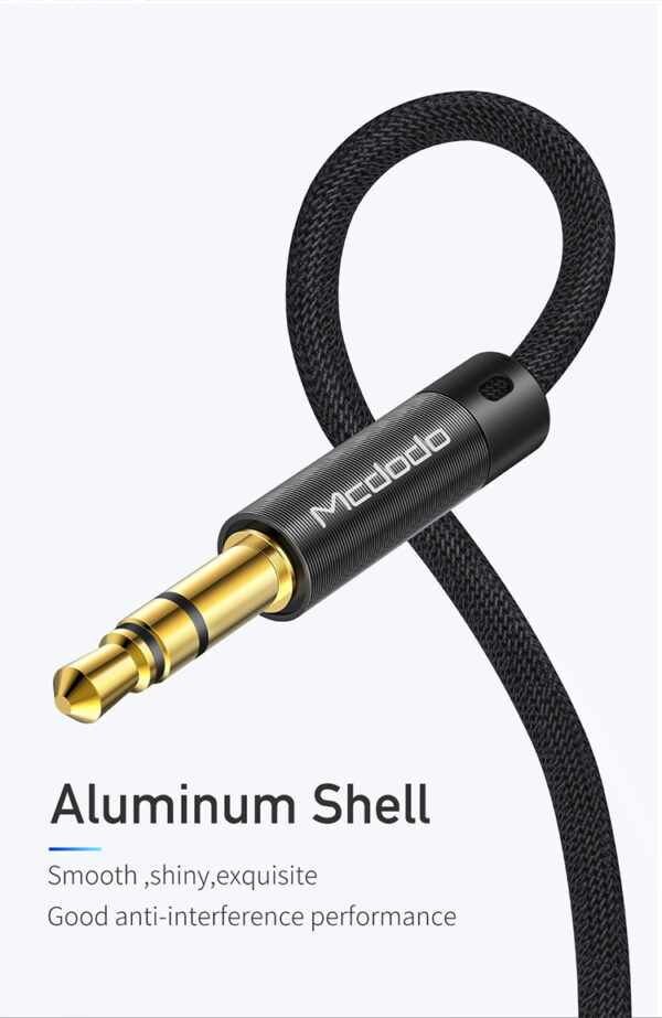 3.5mm Male-to-Male AUX Audio Cable 1.2 m - Mcdodo CA-6640 – Bild 7