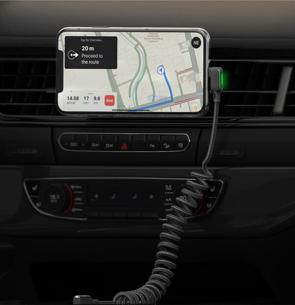 USB-A auf Lightning Spiral-Datenkabel 1,8 m - Mcdodo CA-7300 – Bild 13