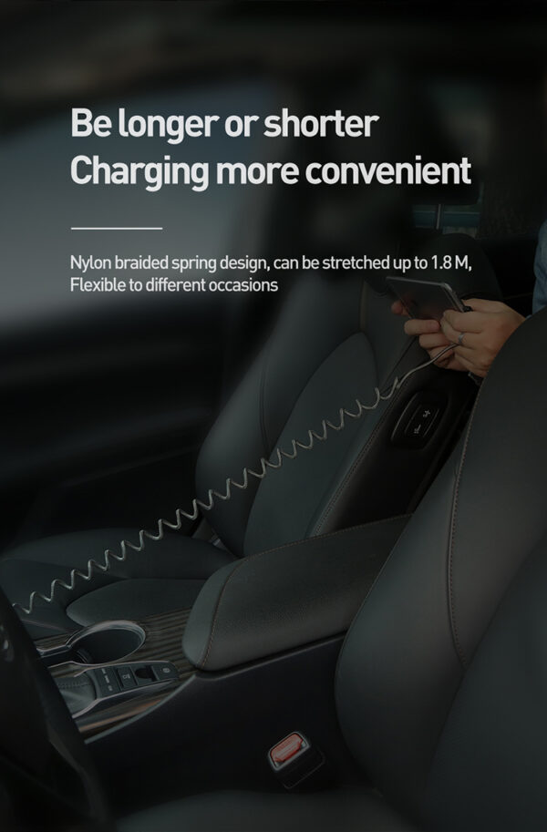 USB-A auf Lightning Spiral-Datenkabel 1,8 m - Mcdodo CA-7300 – Bild 8