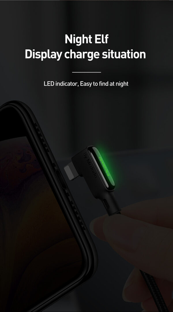 USB-A auf Lightning Spiral-Datenkabel 1,8 m - Mcdodo CA-7300 – Bild 11