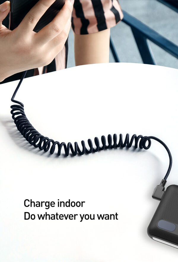 USB-A to Type-C Coiled Cable 1.8m – Mcdodo CA-7310 – Bild 12