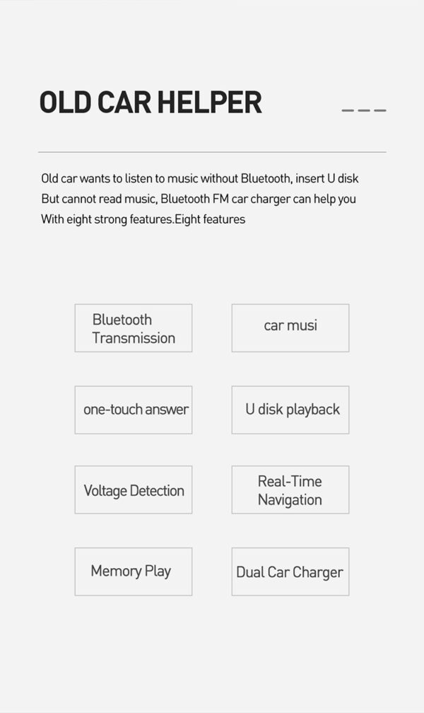 Bluetooth FM Transmitter Car Charger – Mcdodo CC-6880 – Bild 14