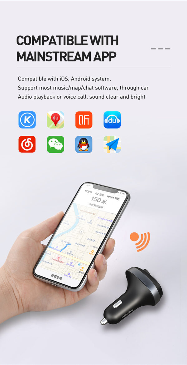 Bluetooth FM Transmitter Car Charger – Mcdodo CC-6880 – Bild 8