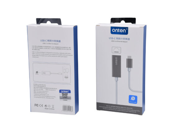 ONTEN USB-C-zu-Ethernet-Adapter (100M)