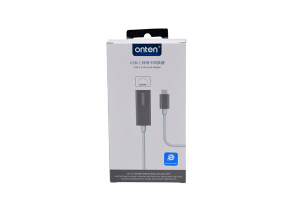 ONTEN USB-C-zu-Ethernet-Adapter (100M) – Bild 2