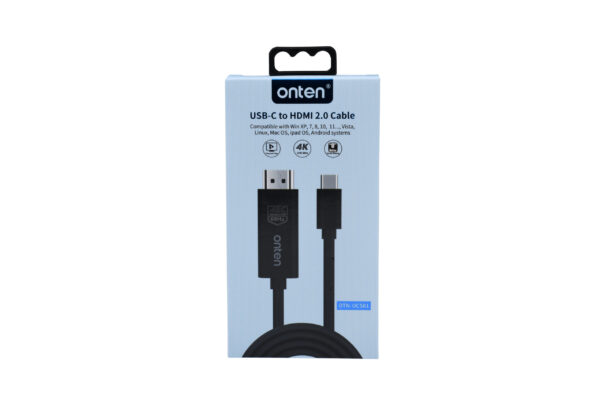 ONTEN USB-C-zu-HDMI 2.0 Kabel – Bild 2