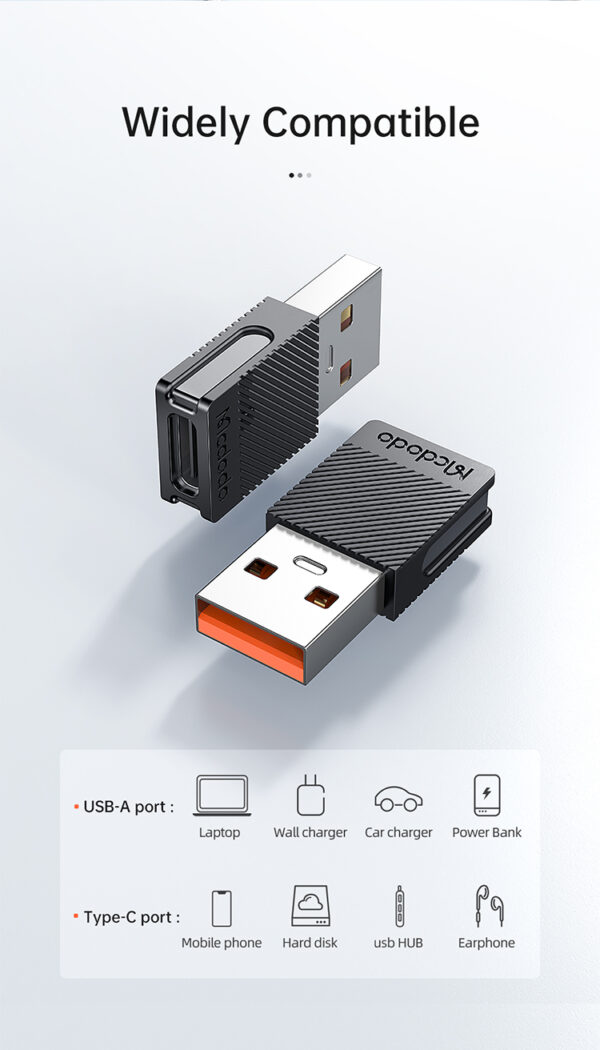 Type-C 5A to USB-A 2.0 Convertor – Mcdodo OT-6970 – Bild 9