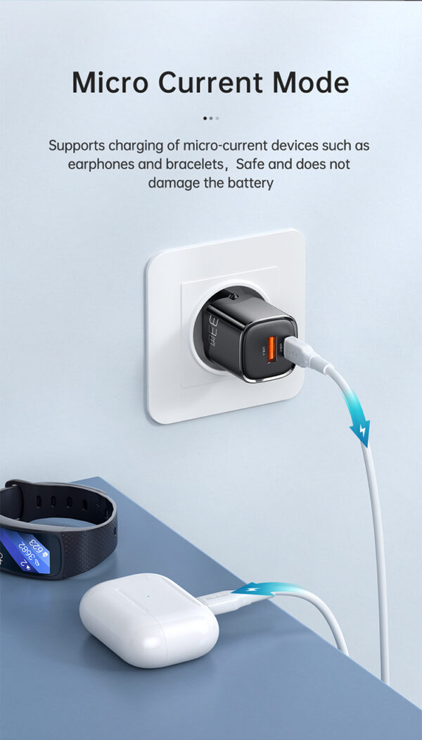 33W GaN Schnellladegerät mit Dual-Port – Mcdodo CH-0151 (EU-Stecker) – Bild 10