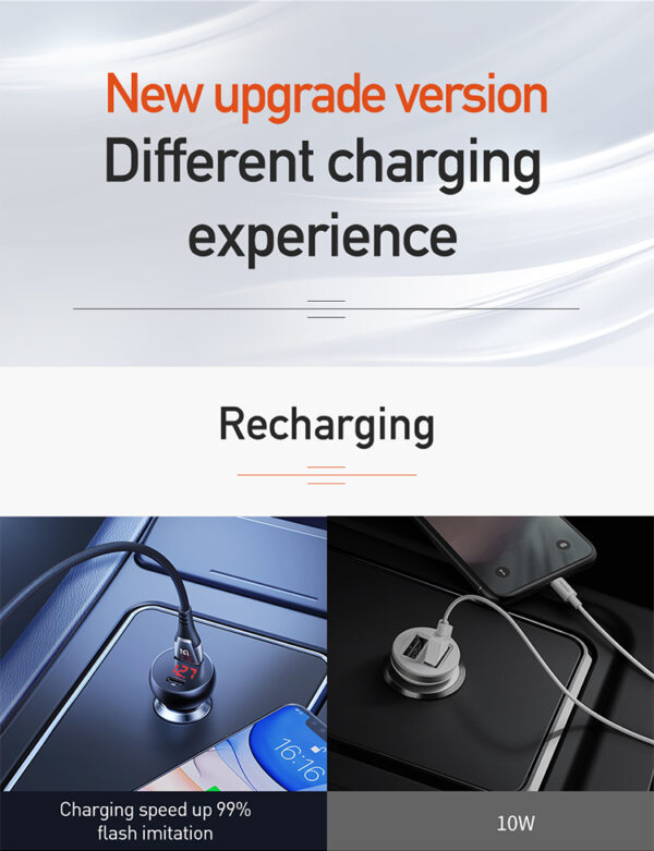 30W Car Charger with Digital Display (PD + 5A Fast Charging) - Mcdodo CC-6810 – Bild 9