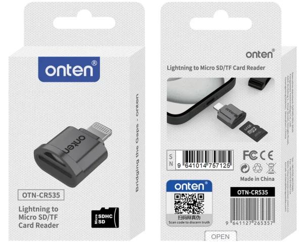 Lightning Card Reader - Onten OTN-CR535 – Bild 2