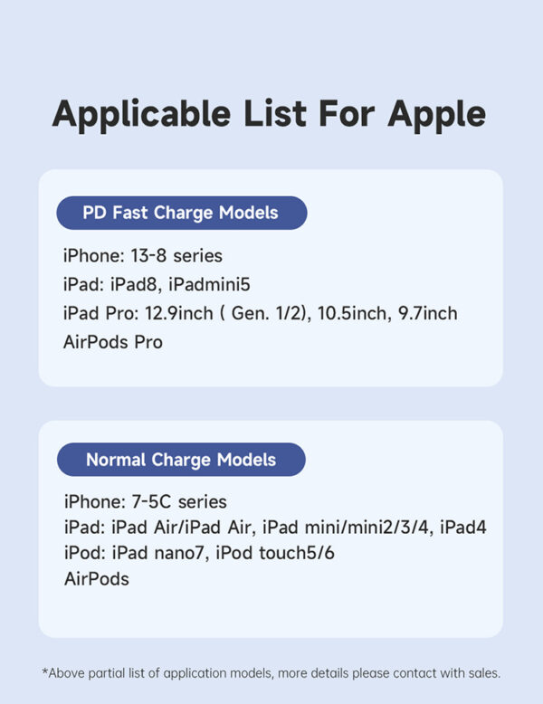 USB-C auf Lightning Kabel – 1.2 m, 60W Unterstützung, PD 36W für Apple - Mcdodo CA-2720 – Bild 9