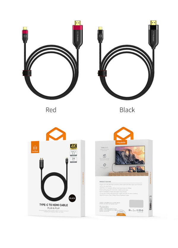 Type-C to HDMI Cable 2m - Mcdodo CA-5880 – Bild 17