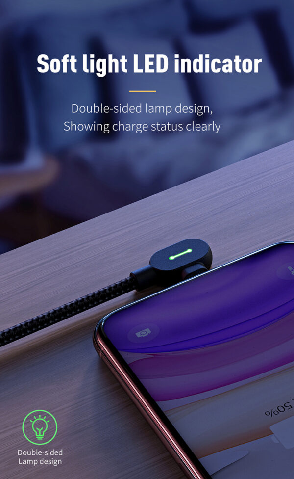 90° Type-C to Lightning PD Fast Charging Cable 1.8m, 36W – Mcdodo CA-7371 – Bild 11