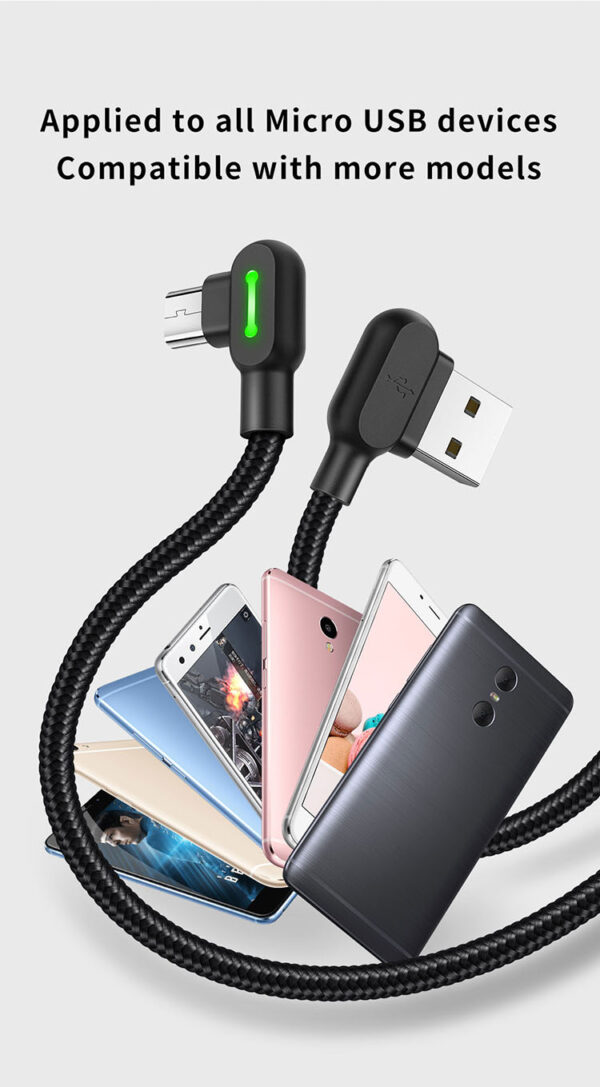 90° Micro USB Fast Charging Cable 1.8m – Mcdodo CA-5772 – Bild 10