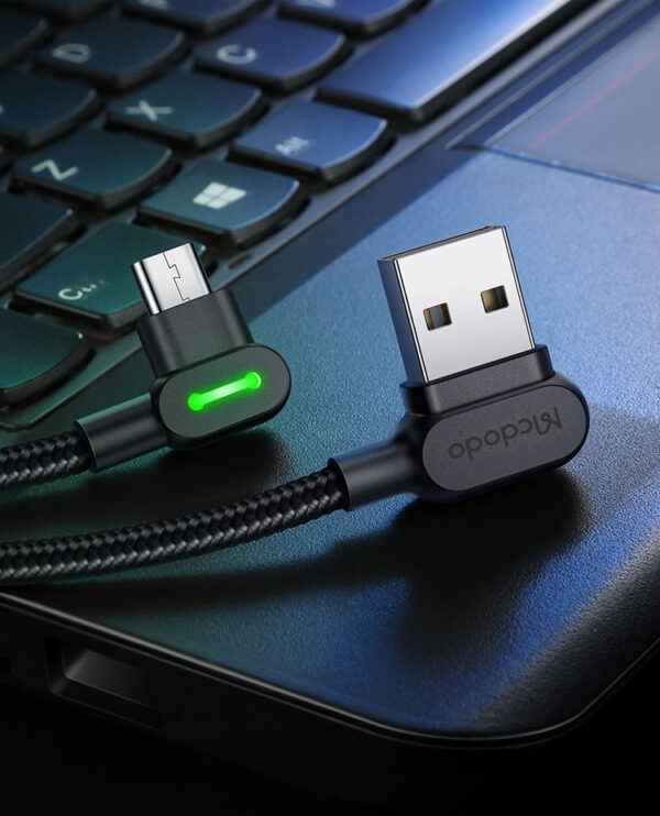 90° Micro USB Fast Charging Cable 1.8m – Mcdodo CA-5772 – Bild 11