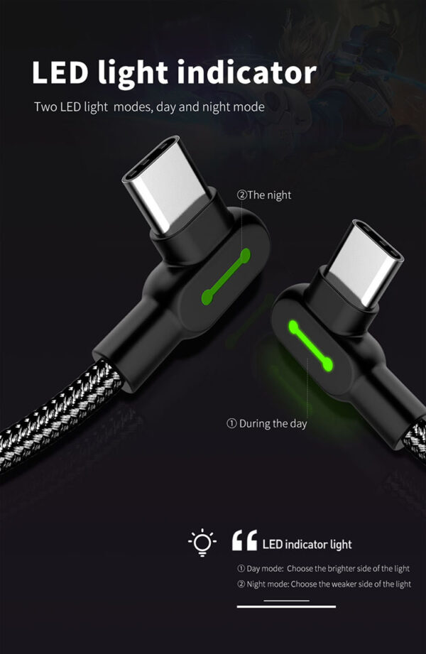 USB-A auf Type-C 90° Schnellladekabel 1,8 m – Mcdodo CA-5282 – Bild 9