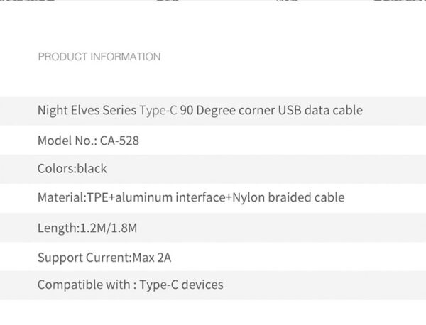 USB-A auf Type-C 90° Schnellladekabel 1,8 m – Mcdodo CA-5282 – Bild 15