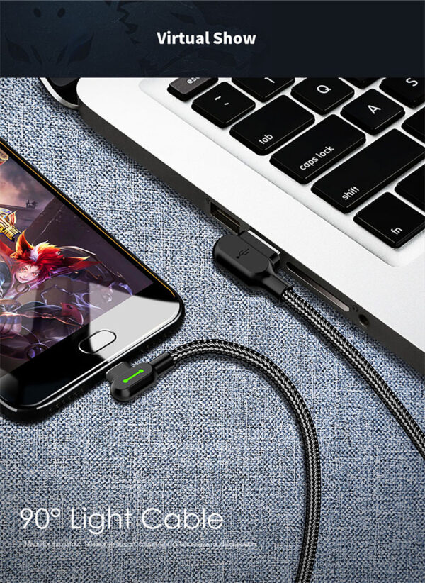 USB-A auf Type-C 90° Schnellladekabel 1,8 m – Mcdodo CA-5282 – Bild 11