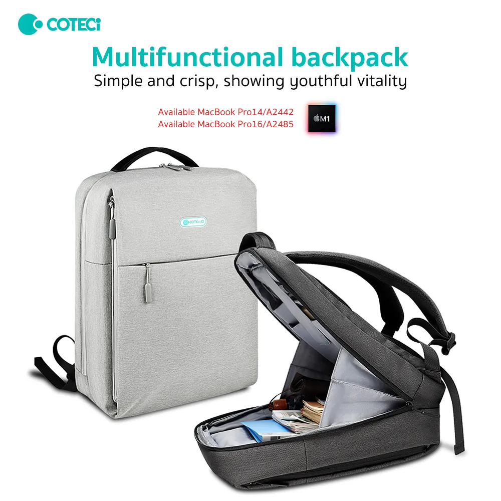 COTECi Laptop-Rucksack 14011 – Ergonomisch & Wasserdicht | Techmann Wien