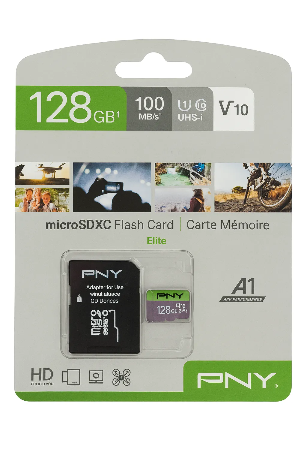 PNY microSDXC Flash Card Elite 128GB mit SD-Adapter
