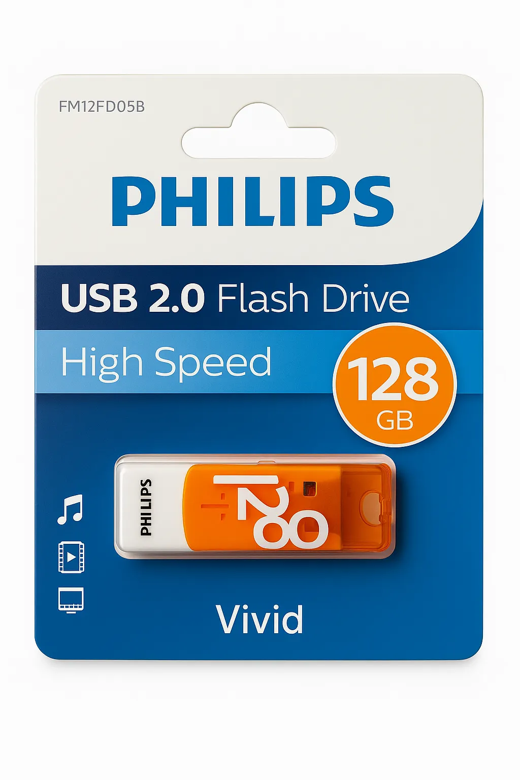 Philips USB 2.0 128GB Speicherstick – Hohe Geschwindigkeit, Originalqualität mit Garantie