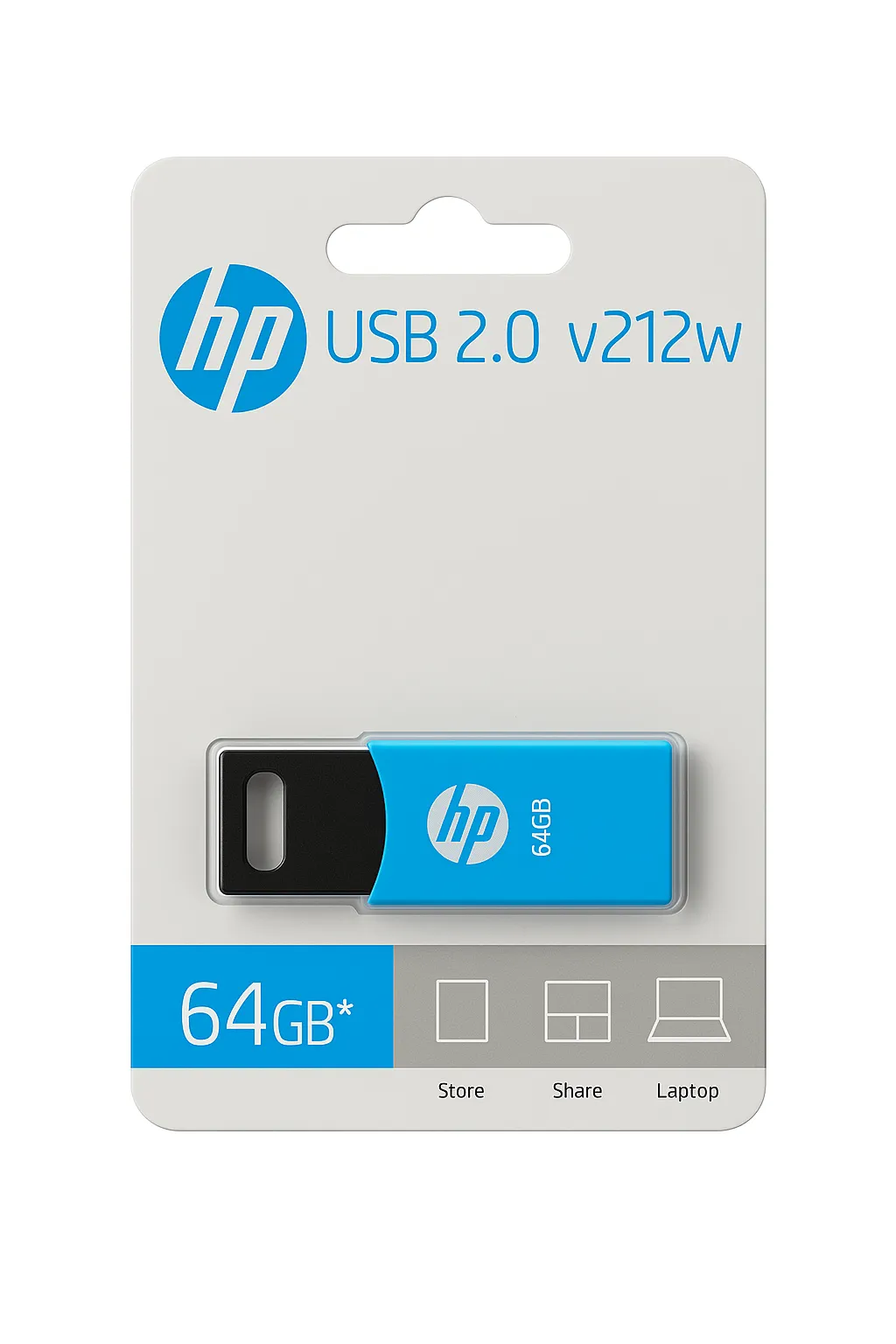 HP v212w USB 2.0 64GB Speicherstick – Originalqualität