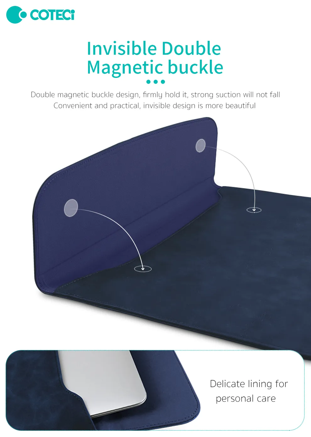 Simple Notebook Liner Bag – Größe L (14–16") - COTECi