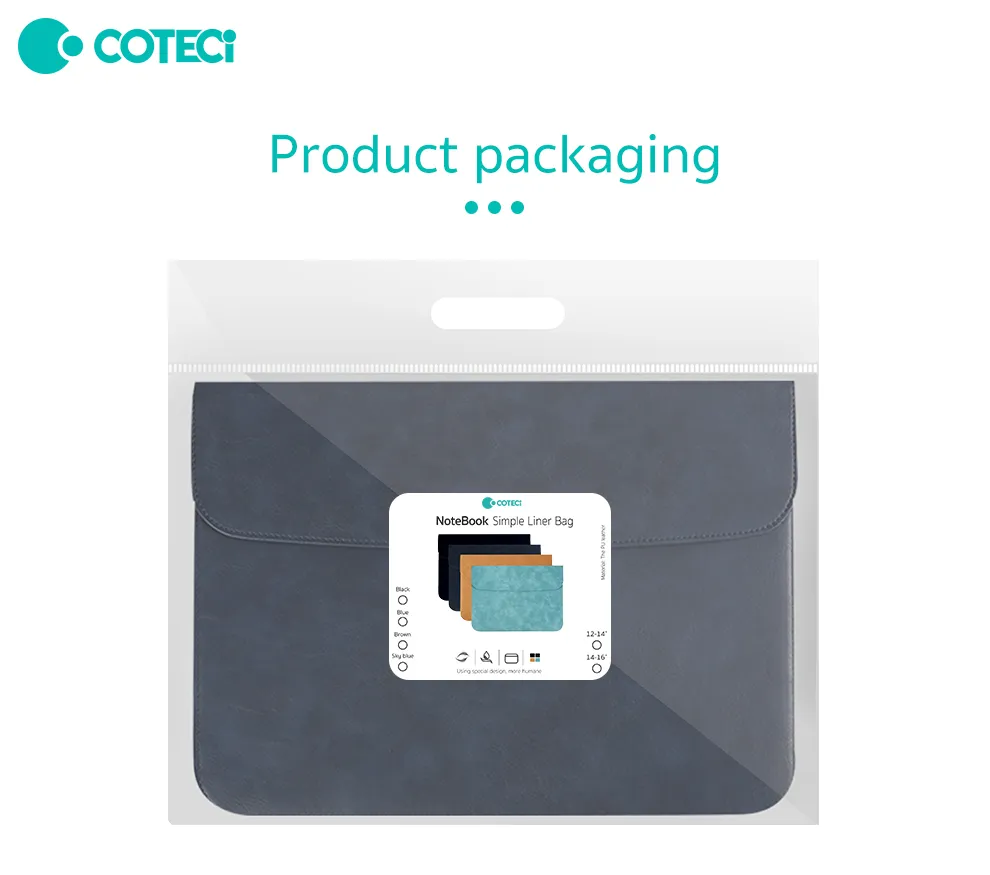 Simple Notebook Liner Bag – Größe L (14–16") - COTECi